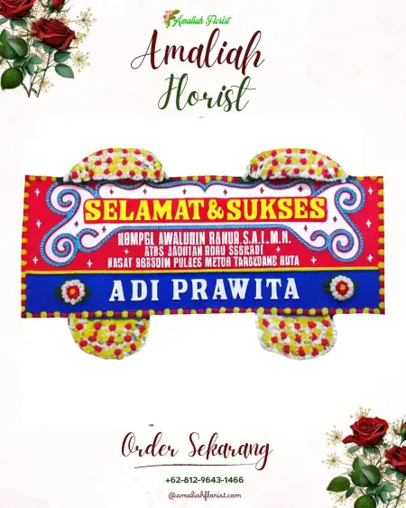 Papan Bunga Ucapan Selamat Dau